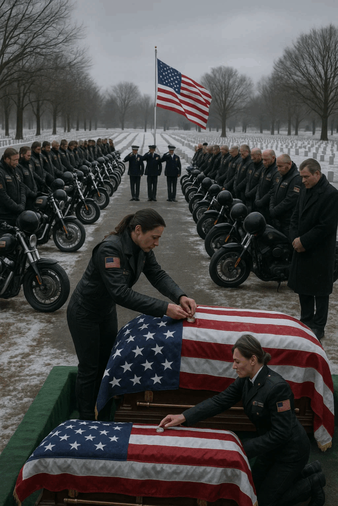 53 Bikers Showed Up To A Homeless Veteran’s Funeral When His Own Children Refused To Claim His Body…
